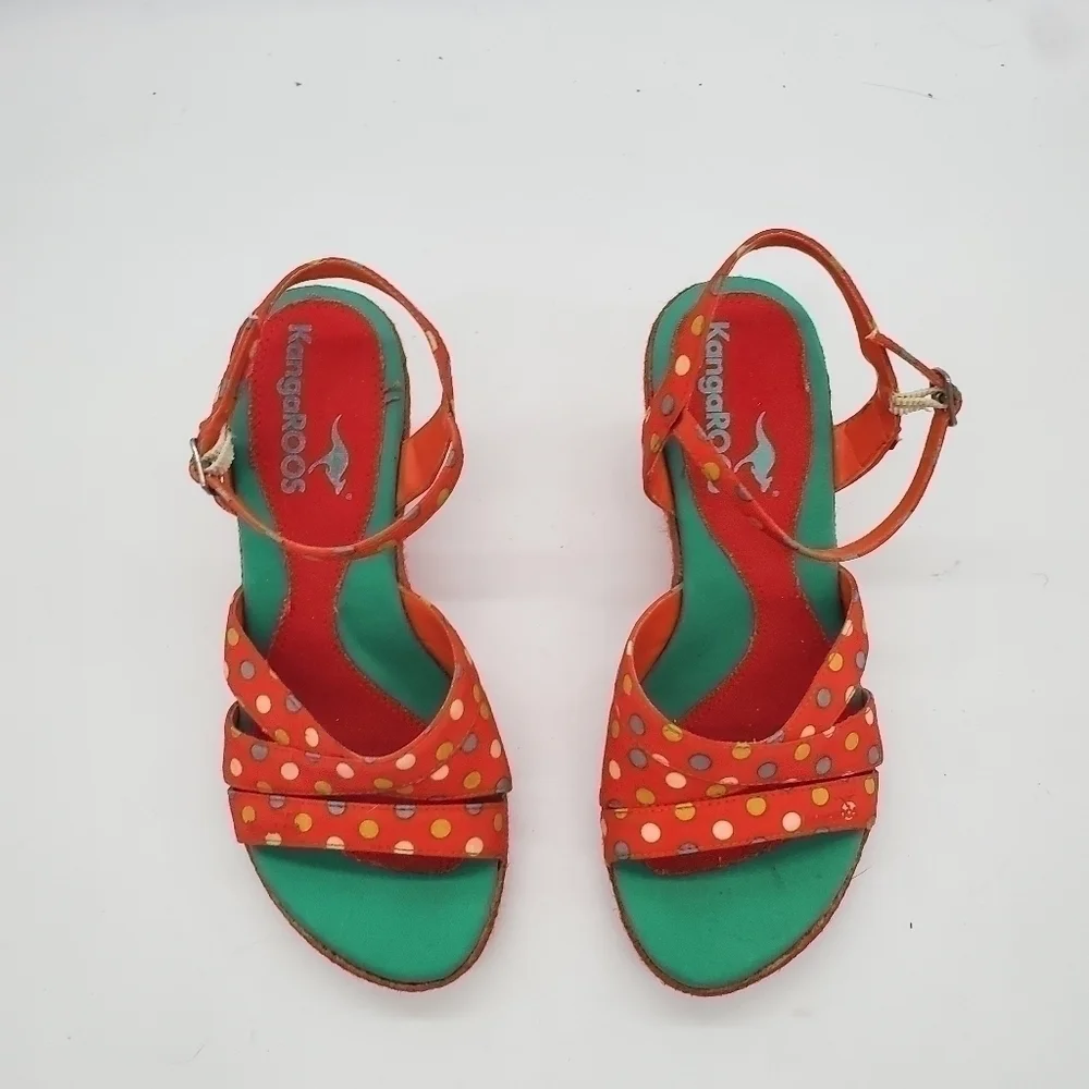 KANGAROOS Ester Espadrilles Wedge Size 7 Shoes